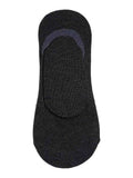 Man Cotton Lightweight No Show Socks Black