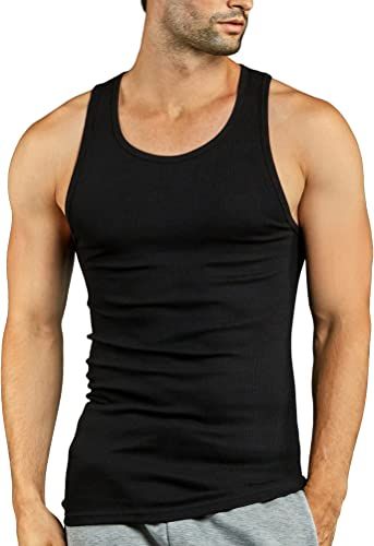 Man Vests White Pack of 3